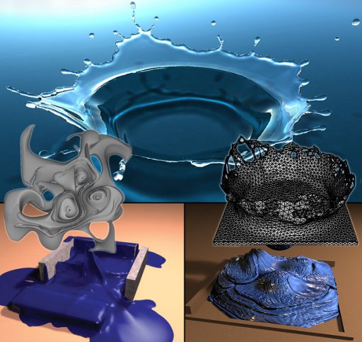 Liquid Simulation with mesh-based Surface Tracking