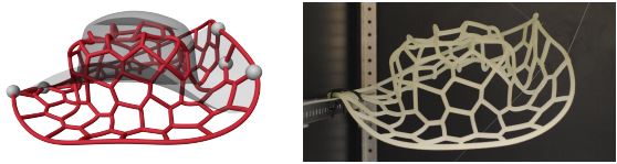 Design and Fabrication of Flexible Rod Meshes