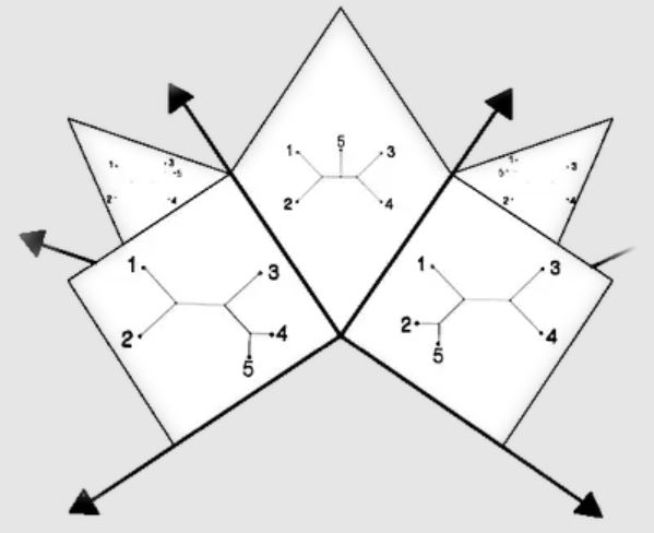 A Combinatorial Method for Connecting BHV Spaces Representing Different Numbers of Taxa