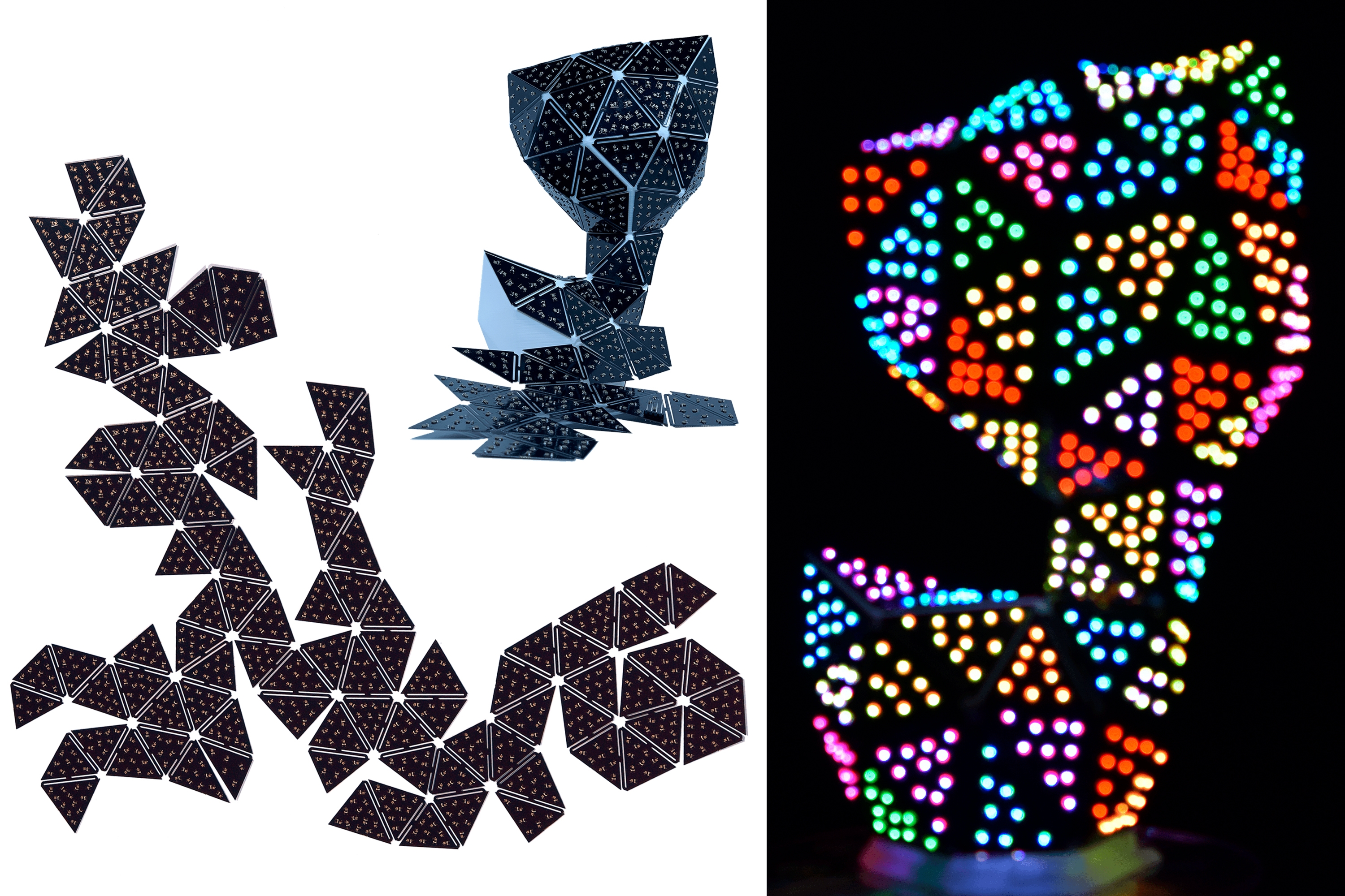 PCBend: Light Up Your 3D Shapes With Foldable Circuit Boards