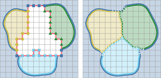 Filling the holes of non-manifold self-intersecting meshes for implicit topology changes in surface tracking